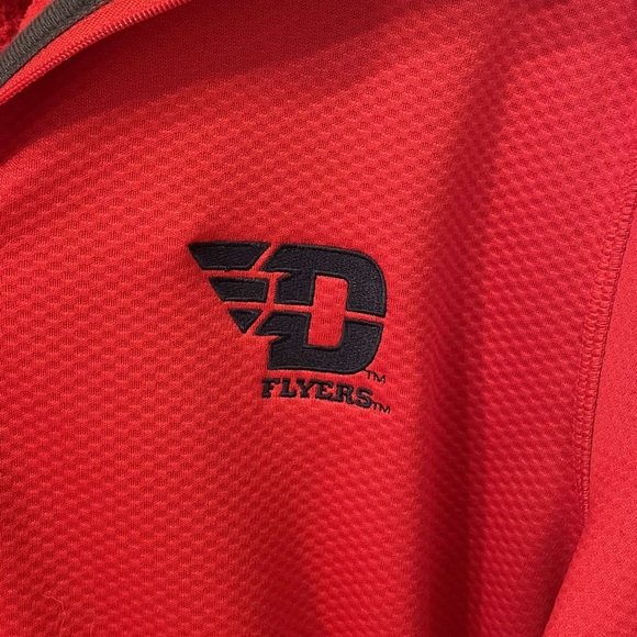 University of Dayton Flyers Red Under Armour Quarter Zip - Picture 3 of 4